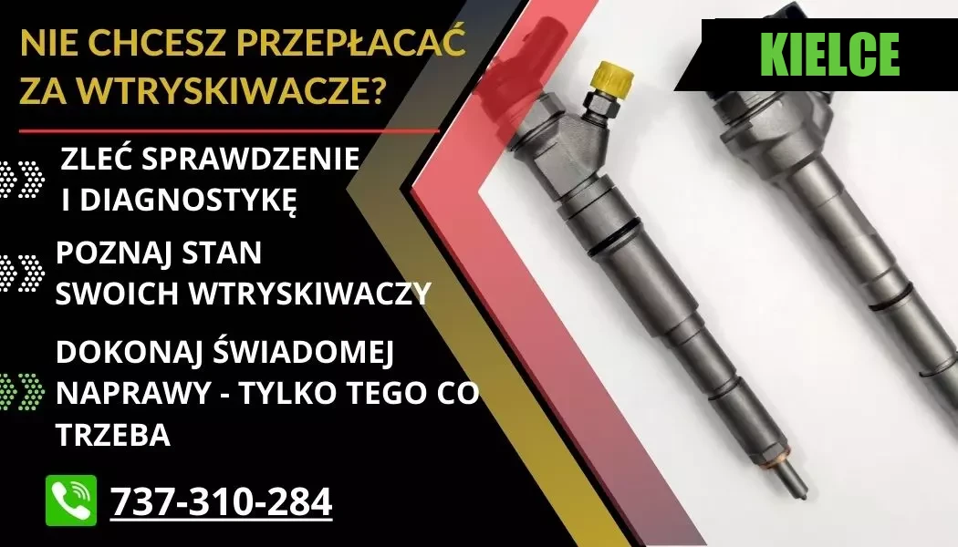 Regeneracja wtryskiwaczy Kielce