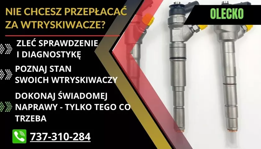 Regeneracja wtryskiwaczy olecko