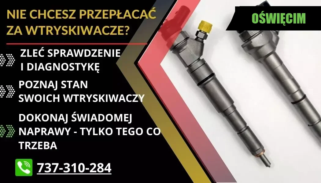 Regeneracja wtryskiwaczy Oświęcim