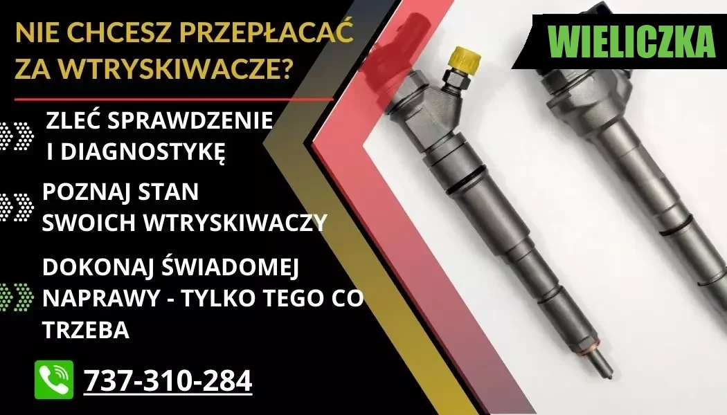 Regeneracja wtryskiwaczy Wieliczka